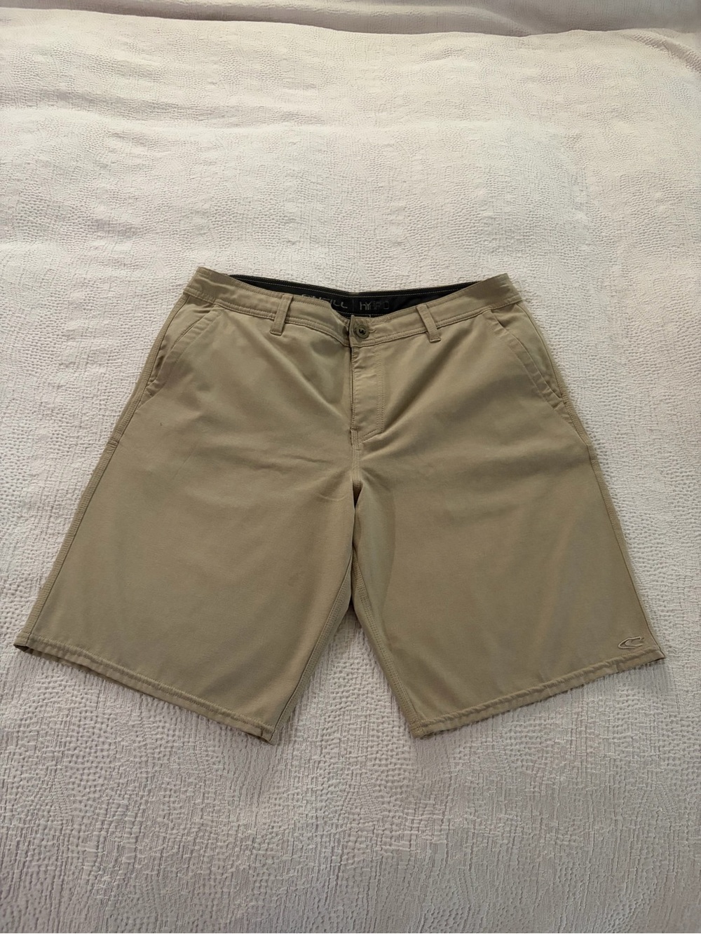 O'Neill Men's Tan Flat Front Shorts